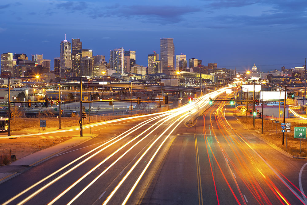 denver at night